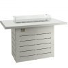 Santorini Outdoor Firepit Bar Table Grey scaled