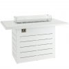 Santorini Outdoor Firepit Bar Table White scaled
