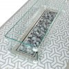 Santorini Outdoor Firepit Coffee Table Grey Pattern Top fire scaled