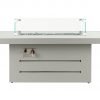 Santorini Outdoor Firepit Coffee Table Grey front scaled