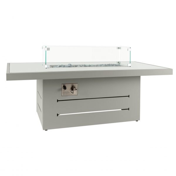 Santorini Outdoor Firepit Coffee Table Grey scaled