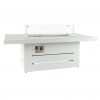 Santorini Outdoor Firepit Coffee Table White Pattern Top