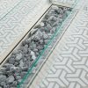Santorini Outdoor Firepit Dining Table Grey Pattern Top stones scaled