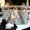 Santorini Outdoor Firepit side flame scaled