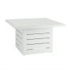 Santorini Square Outdoor Table White Pattern Top scaled