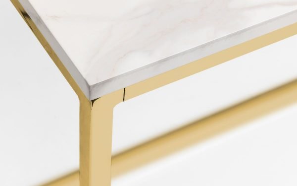 Scala Dining Table Gold corner