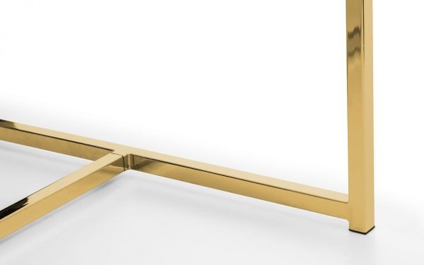 Scala Dining Table Gold frame