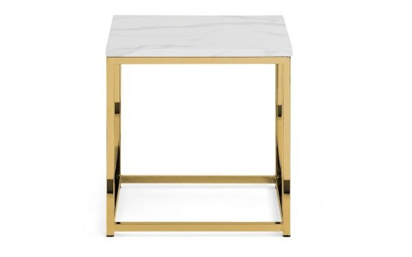 scala gold lamp table front