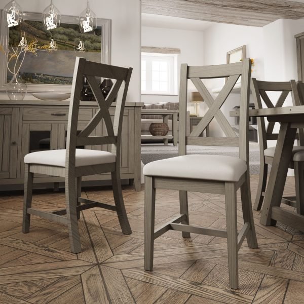 Dallow Oak Crossed Back Chair scaled
