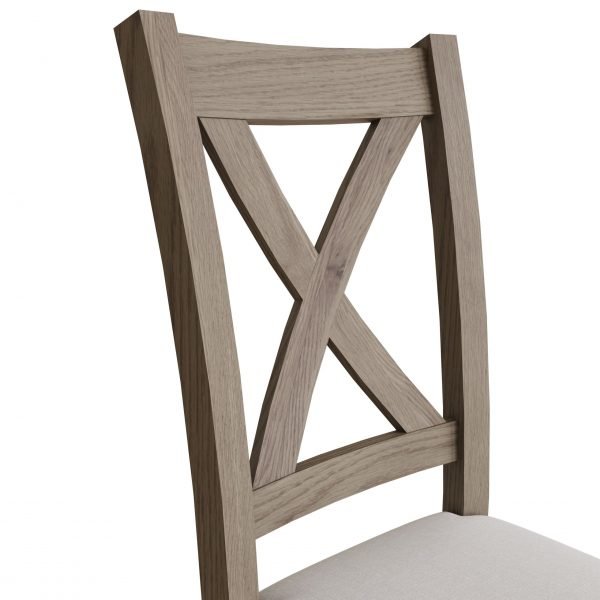 Dallow Oak Crossed Back Chair top scaled