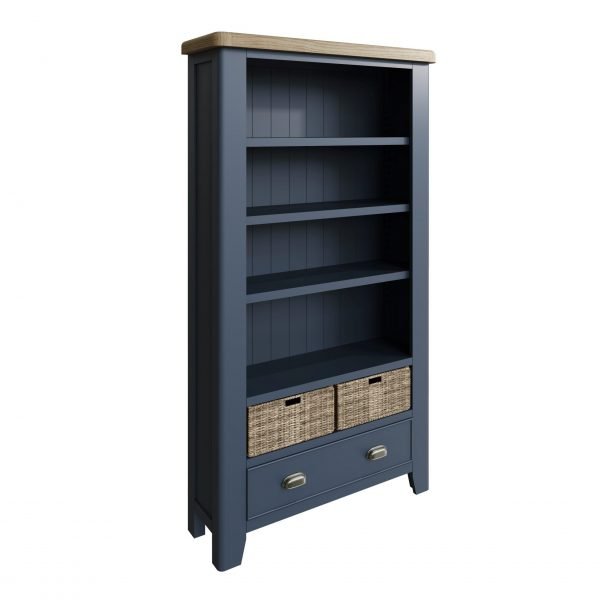 Blue Ryedale Large Bookcase