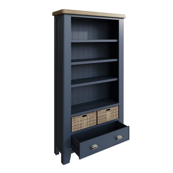 Blue Ryedale Large Bookcase