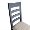 Blue Ryedale Slatted Dining Chair Natural Check back close