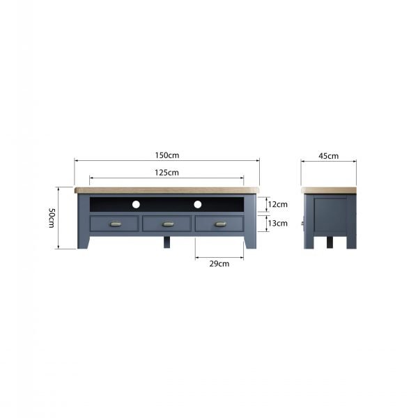 Blue Ryedale TV Unit