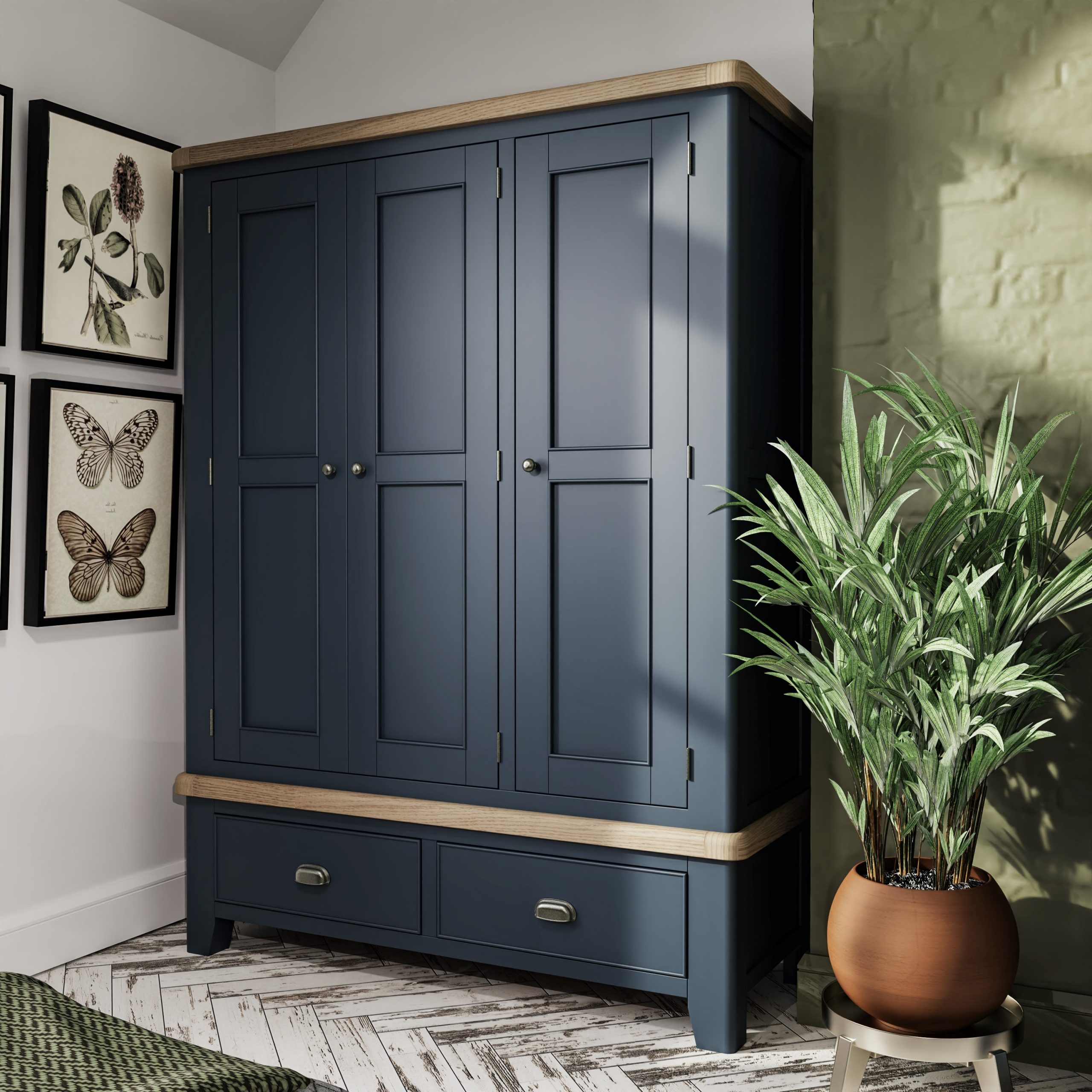 Cheap shop triple wardrobe