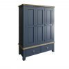 Blue Ryedale Triple Wardrobe