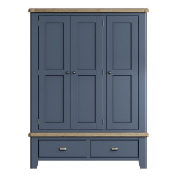 Blue Ryedale Triple Wardrobe