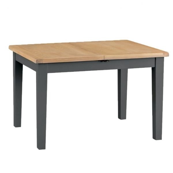 Brompton Painted Extending Butterfly Table Charcoal