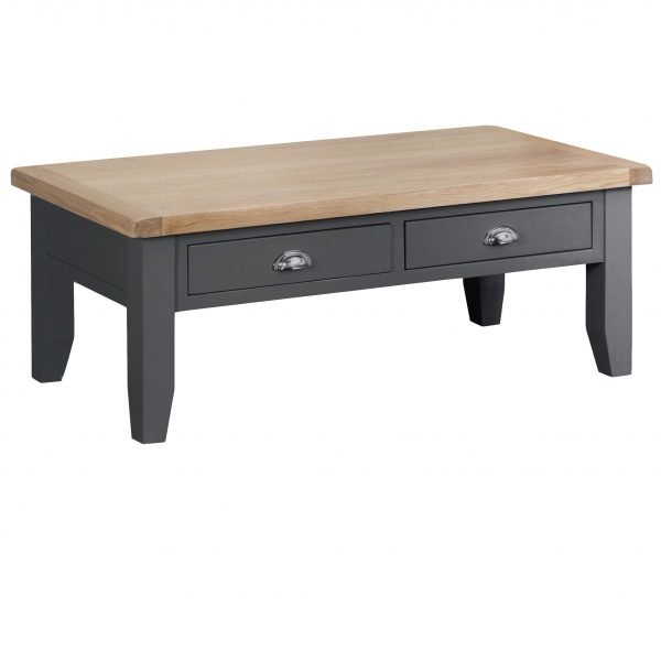 Brompton Painted Large Coffee Table Charcoal