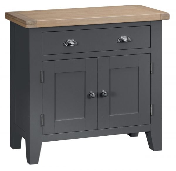 Brompton Painted Small Sideboard with Drawer Charcoal