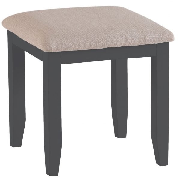 Brompton Painted Stool Charcoal