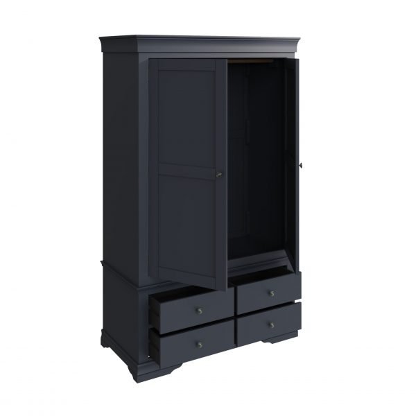 Midnight Grey Isabelle Door Wardrobe