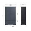 Midnight Grey Isabelle Door Wardrobe