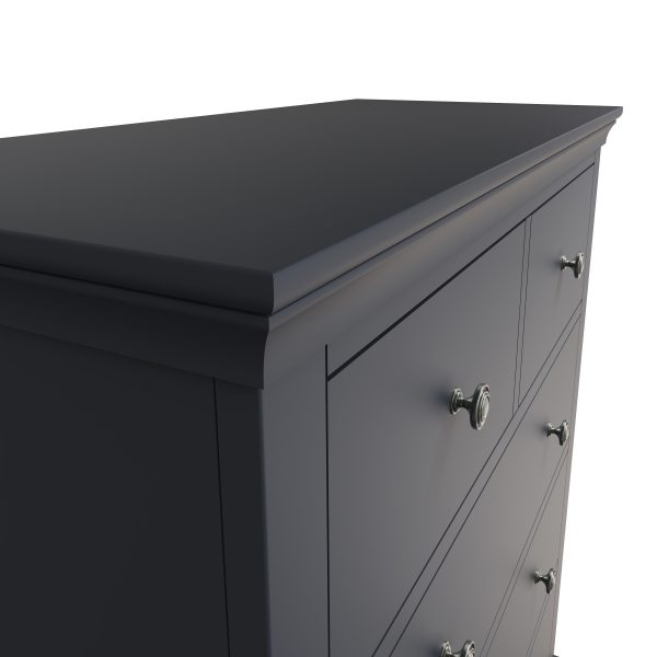 Midnight Grey Isabelle Over Chest of Drawers