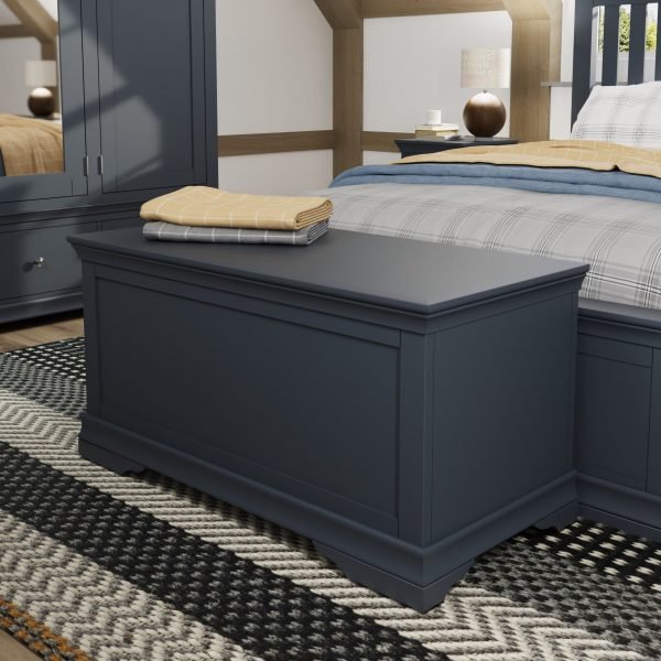 Midnight Grey Isabelle Blanket Box