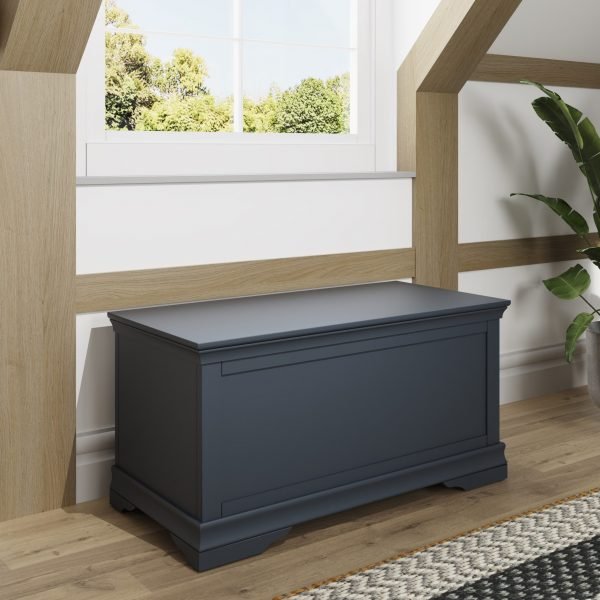 Midnight Grey Isabelle Blanket Box
