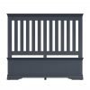 Midnight Grey Isabelle Double Bed Frame