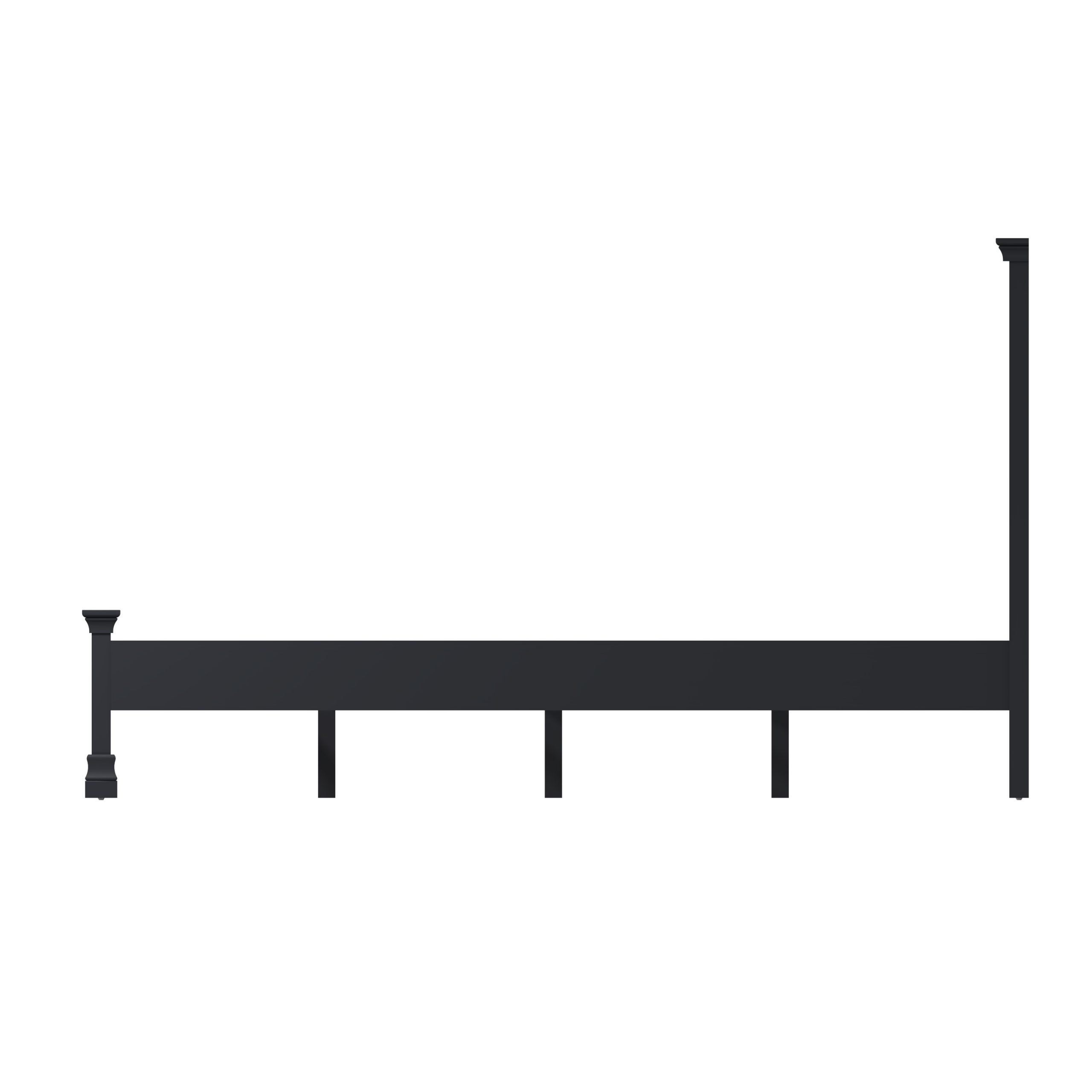 Midnight Grey Isabelle Super king Bed Frame