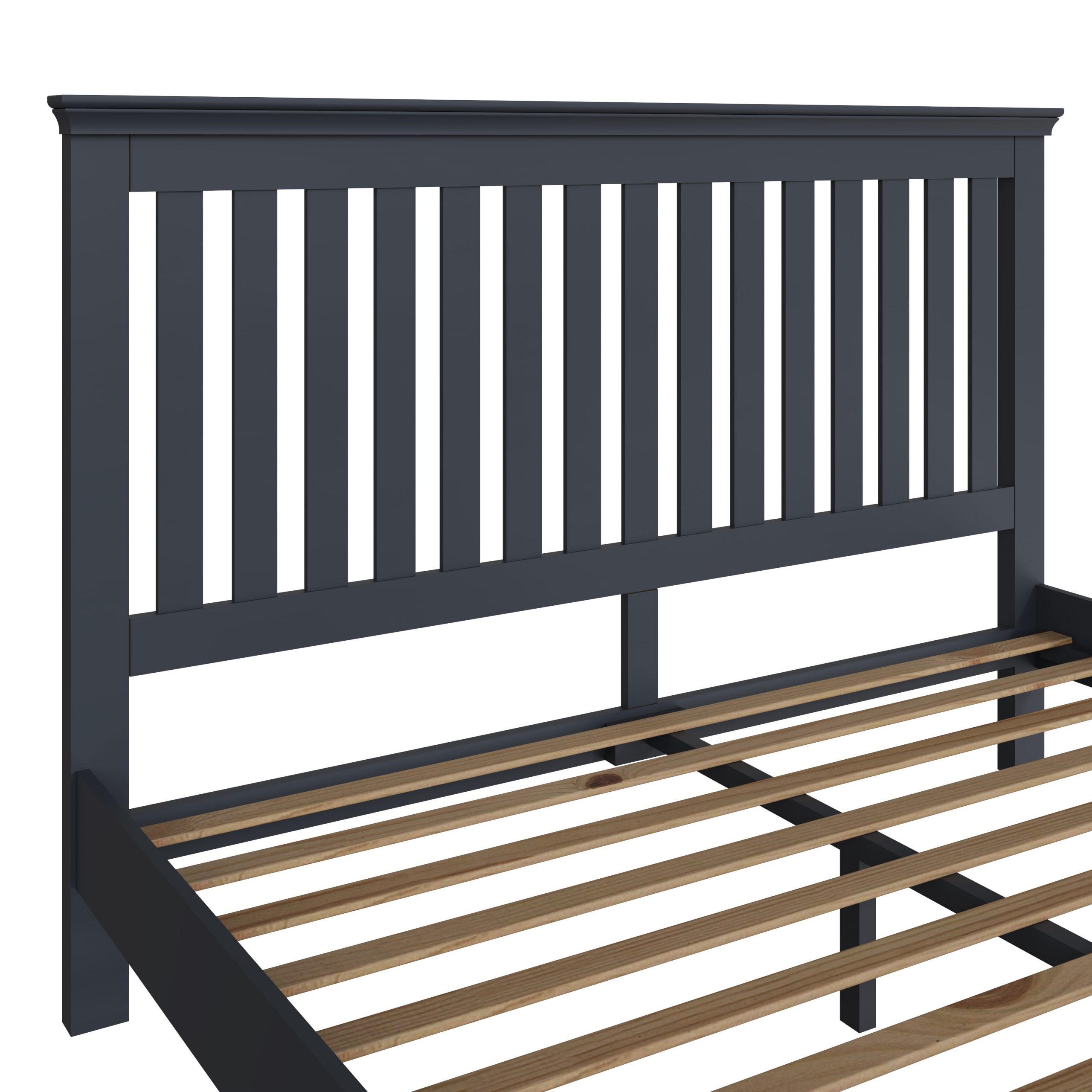 Midnight Grey Isabelle Super king Bed Frame