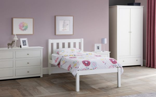 luna white bed radley white roomset