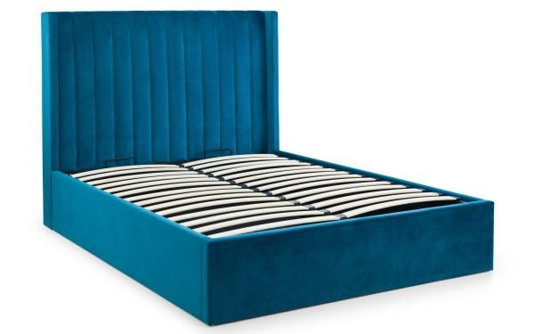 langham bed teal slats