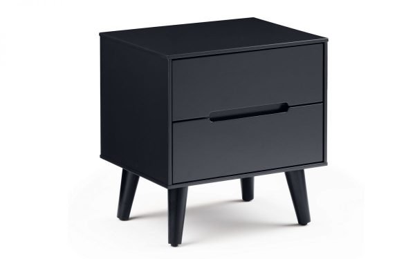 alicia anthracite drawer bedside