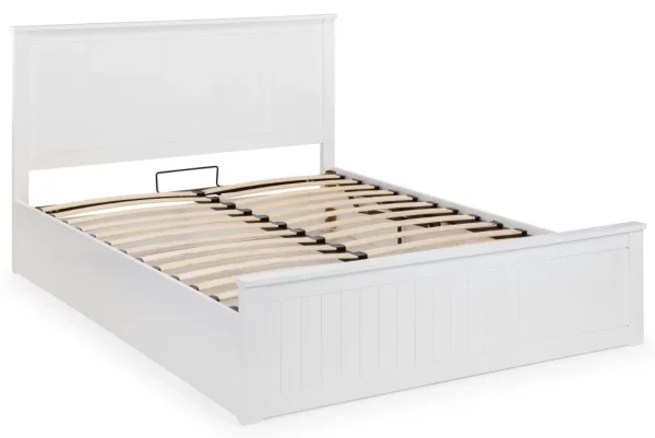 Julian Bowen Maine White Ottoman Storage Bed