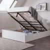 Julian Bowen Maine White Ottoman Storage Bed