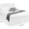 Julian Bowen Maine White Ottoman Storage Bed