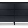 alicia anthracite drawer chest front