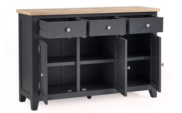 bordeaux sideboard open drawers