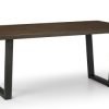 brooklyn dark oak dining table no props