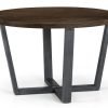 brooklyn dark oak round table
