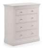 clermont light grey drawer chest
