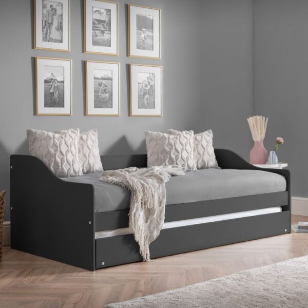 elba anthracite daybed roomset closed