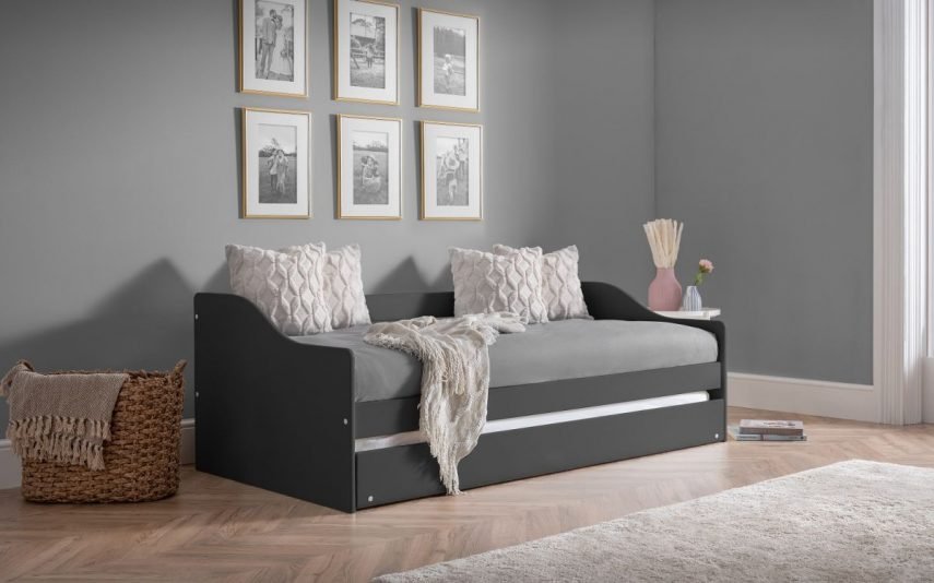 elba anthracite daybed roomset closed