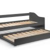 elba daybed anthracite slats open