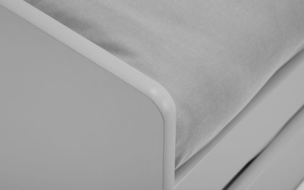 elba daybed dove grey detail