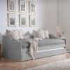 elba dove grey daybed roomset closed