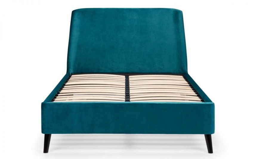 frida bed teal front slats